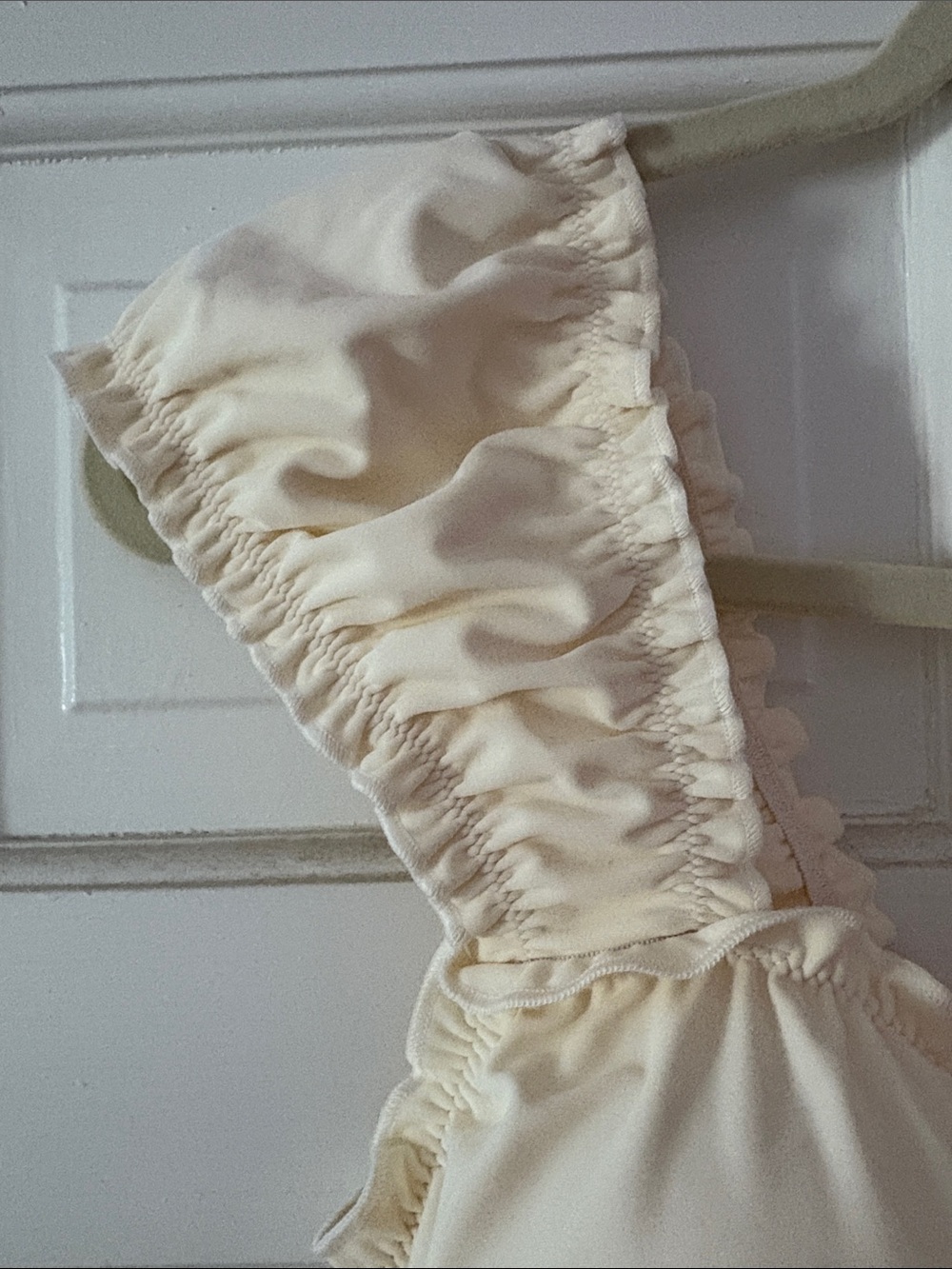 Strawberry Milk Mob Ruffle Bikini Top - Picture 3 of 5